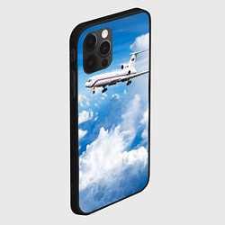 Чехол для iPhone 12 Pro Max Ту-154 на высоте, цвет: 3D-черный — фото 2