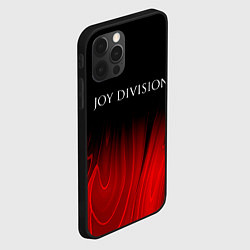 Чехол для iPhone 12 Pro Max Joy Division red plasma, цвет: 3D-черный — фото 2