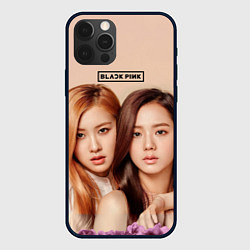 Чехол для iPhone 12 Pro Max Blackpink Jisoo and Rose, цвет: 3D-черный