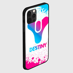 Чехол для iPhone 12 Pro Max Destiny neon gradient style, цвет: 3D-черный — фото 2