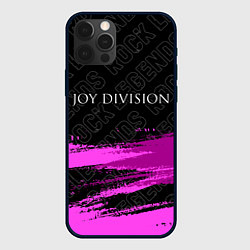 Чехол для iPhone 12 Pro Max Joy Division rock legends: символ сверху, цвет: 3D-черный