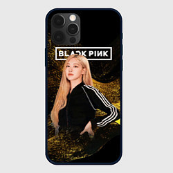 Чехол для iPhone 12 Pro Max Rose gold black, цвет: 3D-черный