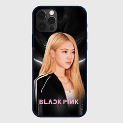 Чехол для iPhone 12 Pro Max Rose Blackpink music, цвет: 3D-черный