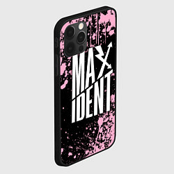 Чехол для iPhone 12 Pro Max Stray kids - pink maxident, цвет: 3D-черный — фото 2