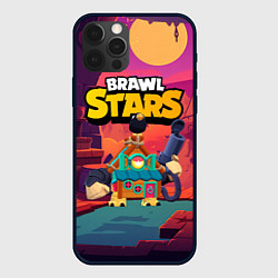 Чехол для iPhone 12 Pro Max Brawlstars 8bit ghost, цвет: 3D-черный