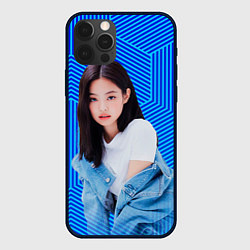 Чехол для iPhone 12 Pro Max Jennie kpop music, цвет: 3D-черный