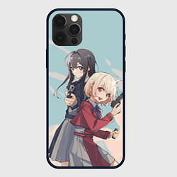 Чехол для iPhone 12 Pro Max Takina Inoue and Chisato Nishikigi - Lycoris Recoi, цвет: 3D-черный