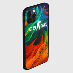 Чехол для iPhone 12 Pro Max Cs Go Logo Color, цвет: 3D-черный — фото 2