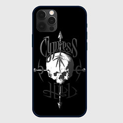 Чехол для iPhone 12 Pro Max Cypress hill - arrows skull, цвет: 3D-черный