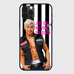 Чехол для iPhone 12 Pro Max Райан Гослинг полицейский, цвет: 3D-черный