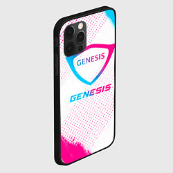 Чехол для iPhone 12 Pro Max Genesis neon gradient style, цвет: 3D-черный — фото 2