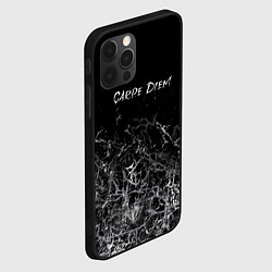 Чехол для iPhone 12 Pro Max Carpe diem, лови мгновение, цвет: 3D-черный — фото 2