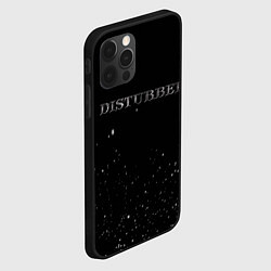 Чехол для iPhone 12 Pro Max Disturbed stars, цвет: 3D-черный — фото 2