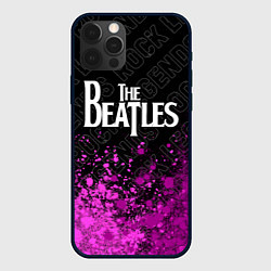 Чехол для iPhone 12 Pro Max The Beatles rock legends: символ сверху, цвет: 3D-черный