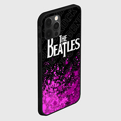 Чехол для iPhone 12 Pro Max The Beatles rock legends: символ сверху, цвет: 3D-черный — фото 2