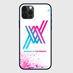 Чехол для iPhone 12 Pro Max Darling in the FranXX neon gradient style, цвет: 3D-черный