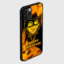 Чехол для iPhone 12 Pro Max Poppy Playtime - gold gradient, цвет: 3D-черный — фото 2