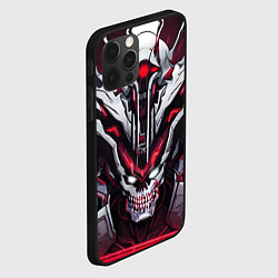 Чехол для iPhone 12 Pro Max Красный кибер демон, цвет: 3D-черный — фото 2