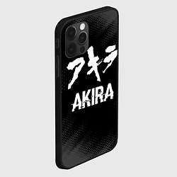 Чехол для iPhone 12 Pro Max Akira glitch на темном фоне, цвет: 3D-черный — фото 2