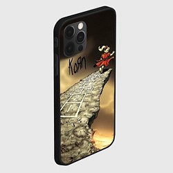 Чехол для iPhone 12 Pro Max Korn обложка альбома Follow the Leader, цвет: 3D-черный — фото 2