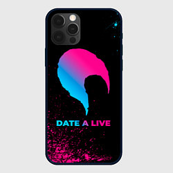 Чехол для iPhone 12 Pro Max Date A Live - neon gradient, цвет: 3D-черный