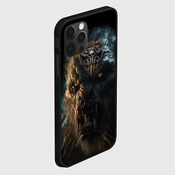 Чехол для iPhone 12 Pro Max Baldurs Gate 3 оборотень, цвет: 3D-черный — фото 2