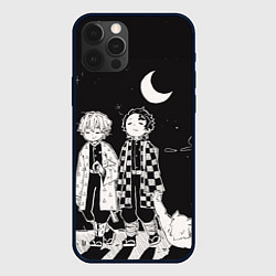 Чехол для iPhone 12 Pro Max Троица из Клинок рассекающий демонов, цвет: 3D-черный
