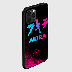 Чехол для iPhone 12 Pro Max Akira - neon gradient, цвет: 3D-черный — фото 2