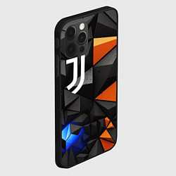 Чехол для iPhone 12 Pro Max Juventus orange black style, цвет: 3D-черный — фото 2