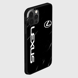 Чехол для iPhone 12 Pro Max Lexus - minimalism, цвет: 3D-черный — фото 2