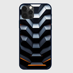 Чехол для iPhone 12 Pro Max Объемная конструкция, цвет: 3D-черный