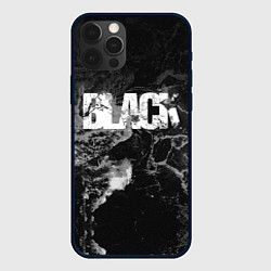 Чехол для iPhone 12 Pro Max Black - abstract, цвет: 3D-черный