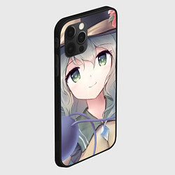 Чехол для iPhone 12 Pro Max Touhou Project Улыбающаяся Койши Комейдзи, цвет: 3D-черный — фото 2