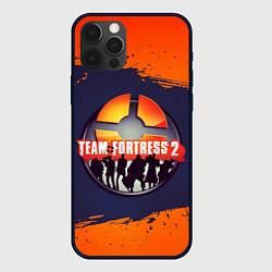 Чехол для iPhone 12 Pro Max Лого Team Fortress 2, цвет: 3D-черный