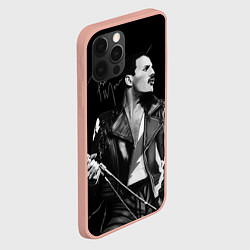 Чехол для iPhone 12 Pro Max Фредди - Квин, цвет: 3D-светло-розовый — фото 2