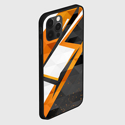 Чехол для iPhone 12 Pro Max Абстрактный полигональный узор Asiimov, цвет: 3D-черный — фото 2