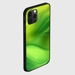 Чехол для iPhone 12 Pro Max Green lighting background, цвет: 3D-черный — фото 2