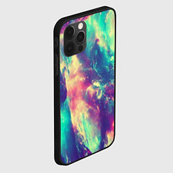 Чехол для iPhone 12 Pro Max Яркая футболка кислота, цвет: 3D-черный — фото 2