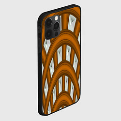 Чехол для iPhone 12 Pro Max Деревянные своды, цвет: 3D-черный — фото 2