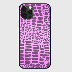 Чехол iPhone 12 Pro Max Розовая рептилия