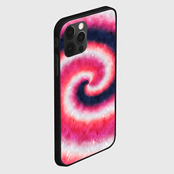 Чехол для iPhone 12 Pro Max Tie-Dye дизайн, цвет: 3D-черный — фото 2