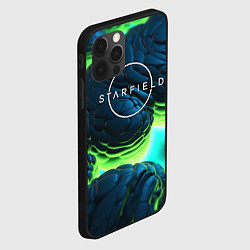 Чехол для iPhone 12 Pro Max Starfield blue green logo, цвет: 3D-черный — фото 2