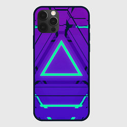 Чехол для iPhone 12 Pro Max Твой стиль геометрия 1, цвет: 3D-черный