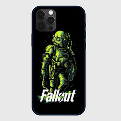 Чехол для iPhone 12 Pro Max Fallout green, цвет: 3D-черный