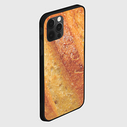Чехол для iPhone 12 Pro Max Корочка батона, цвет: 3D-черный — фото 2