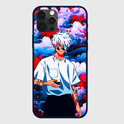 Чехол для iPhone 12 Pro Max Красавец Сатору Годжо - Магическая битва, цвет: 3D-черный