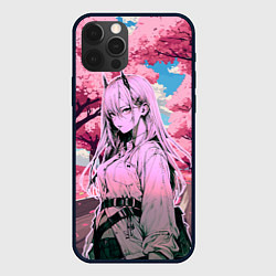 Чехол для iPhone 12 Pro Max Пауэр - Человек бензопила, цвет: 3D-черный