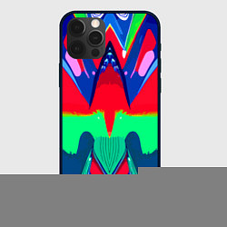 Чехол для iPhone 12 Pro Max Abstract mirror composition, цвет: 3D-черный