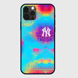 Чехол для iPhone 12 Pro Max New York Yankees - baseball team - logo, цвет: 3D-черный