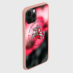 Чехол для iPhone 12 Pro Max Беларусь земля свободы, цвет: 3D-светло-розовый — фото 2